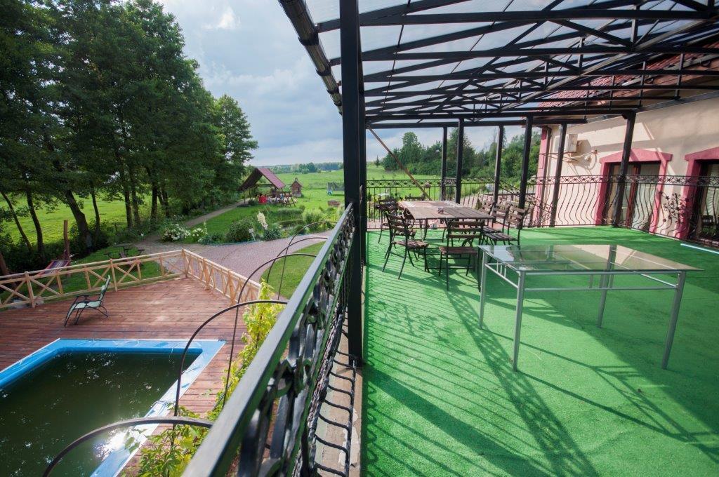 Pensjonat Agroturystyczny Pod Modrzewiem Bed & Breakfast Florczaki Dış mekan fotoğraf